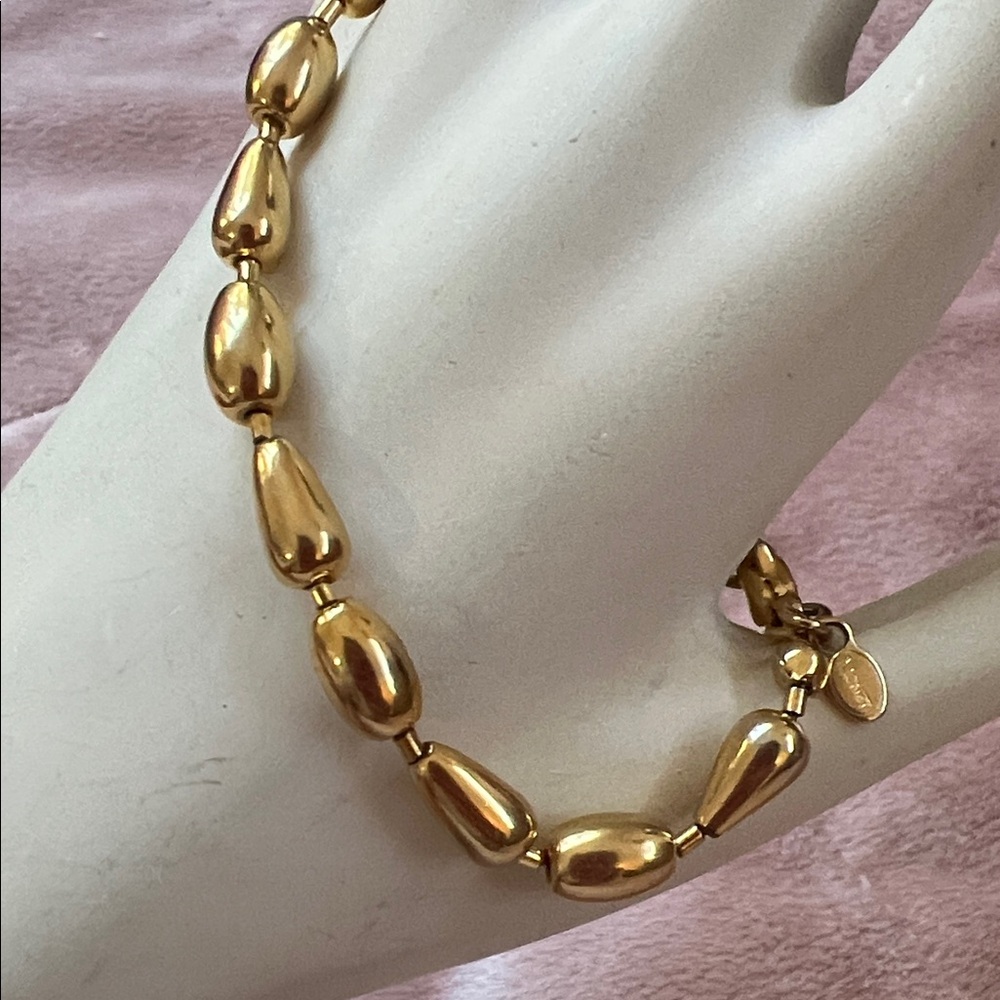 Monet Gold Tone Beaded Bracelet - Picture 5 of 6
